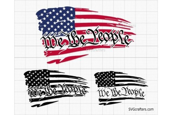 Download We the People Svg, American Flag Svg Png - People Collection