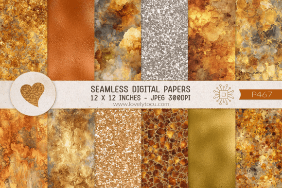 Download Amber Metallic and Stone Textures - Stone Collection