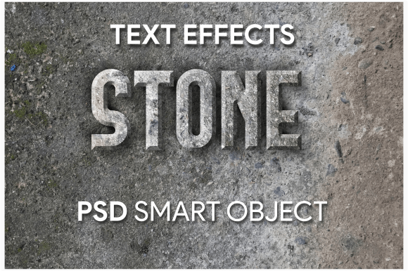 Download Stone Texture Text Effect PSD FIle - Stone Collection